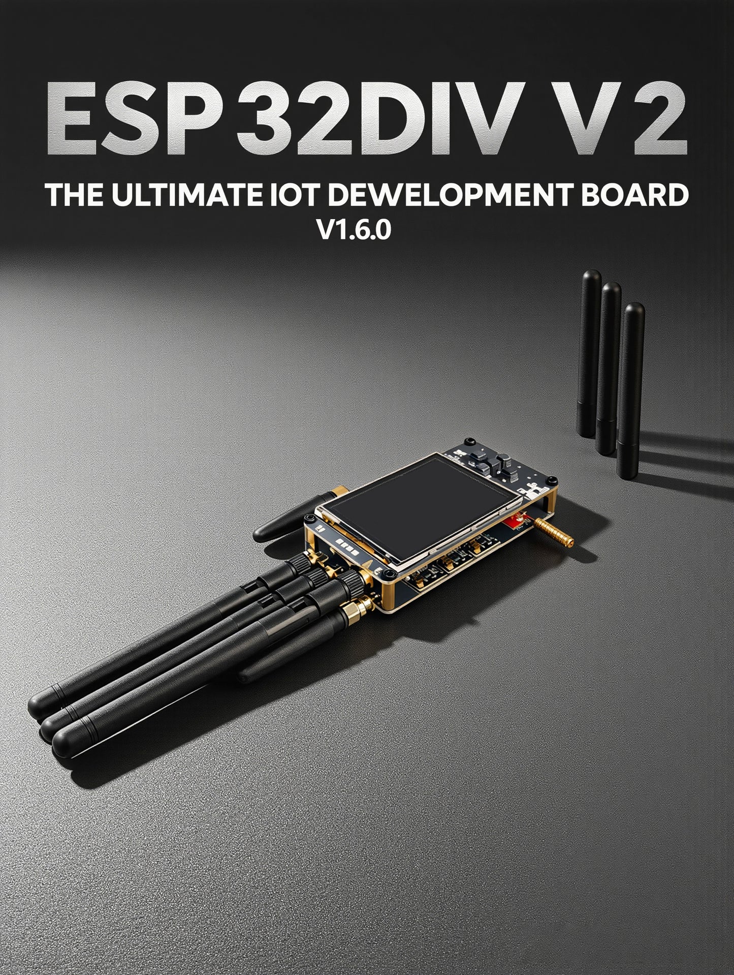 Latest ESP32DIV V2 Upgrade Kit with Enhanced Antenna, NRF24 CC1101 IoT Development,Wifi,Bluetooth,Signal Con,SubGHz
