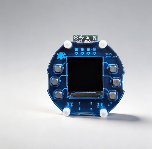 Finished TamaFi Smart Virtual Pet Firmware Version V2.0 ESP32-S3 WiFi Interactive virtual Electronic Pet