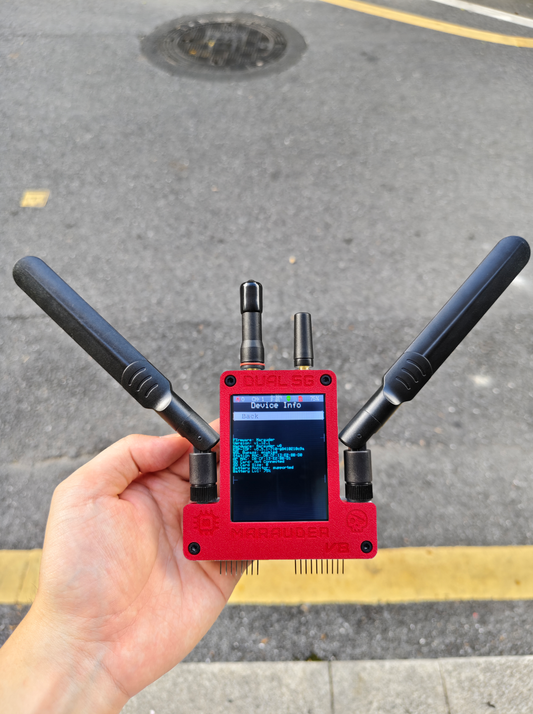 ESP32 Marauder V8 for Flipper Zero ESP32-C5 Dual Chip Dual Band 5G WiFi, Bluetooth , GPS, Supports 2.4G&5G Signal Dual SD Card