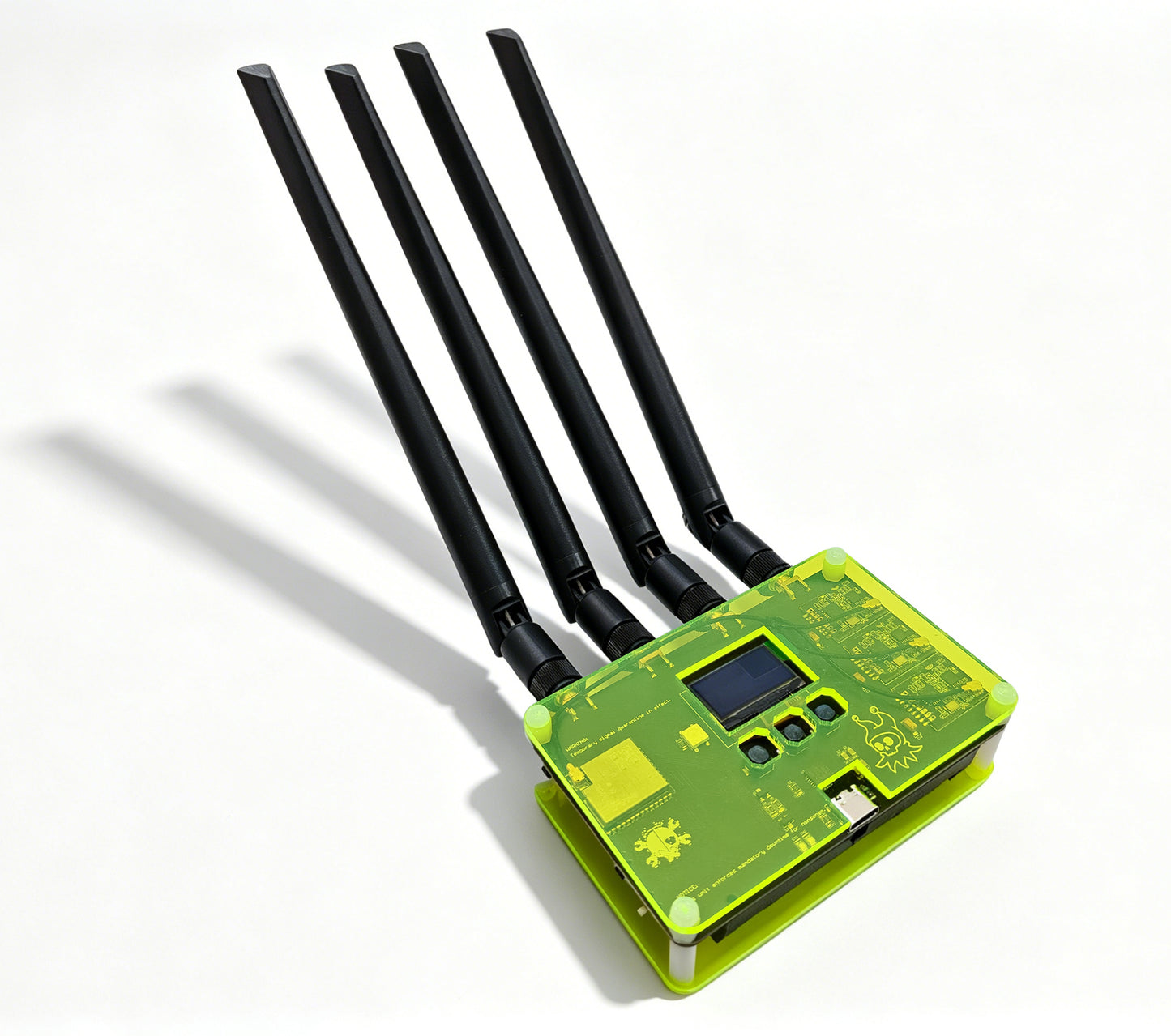 Finished RF CLOWN V2.0 ESP32 Wireless Security Tester Kit, 3 NRF24L01 BLE Bluetooth Analyzer, Pentesting Tool with OLED