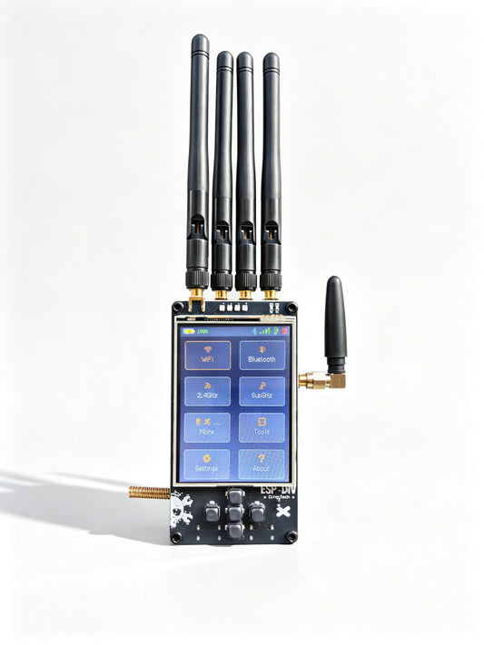 Latest ESP32DIV V2 Upgrade Kit with Enhanced Antenna, NRF24 CC1101 IoT Development,Wifi,Bluetooth,Signal Con,SubGHz
