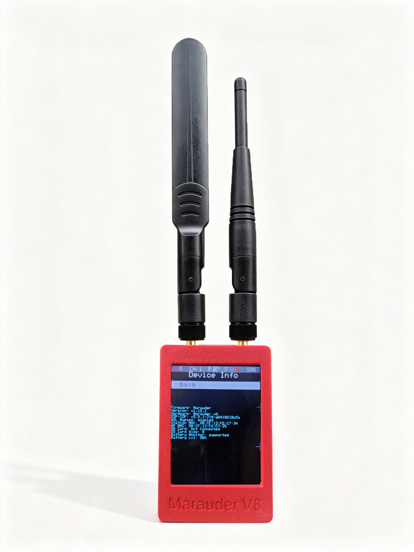 New ESP32 Marauder V8 ESP32-C5 2.8 Inch Touch Display Dual Band WiFi Bluetooth GPS Support 2.4G & 5G Signal Wireless