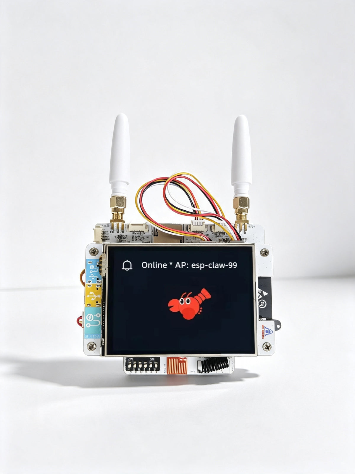 NM-CYD-C5 ESP-Claw New AI Agent Board with 2.8″ TFT LCD Touchscreen with ESP32-C5 Support NM-RF-HAT Dual Band WiFi IoT Mainboard