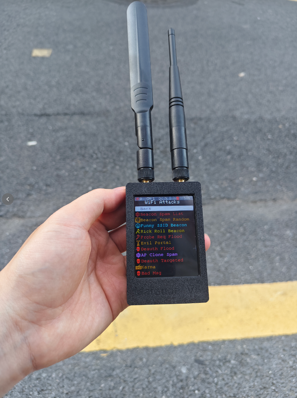 New ESP32 Marauder V8 ESP32-C5 2.8 Inch Touch Display Dual Band WiFi Bluetooth GPS Support 2.4G & 5G Signal Wireless