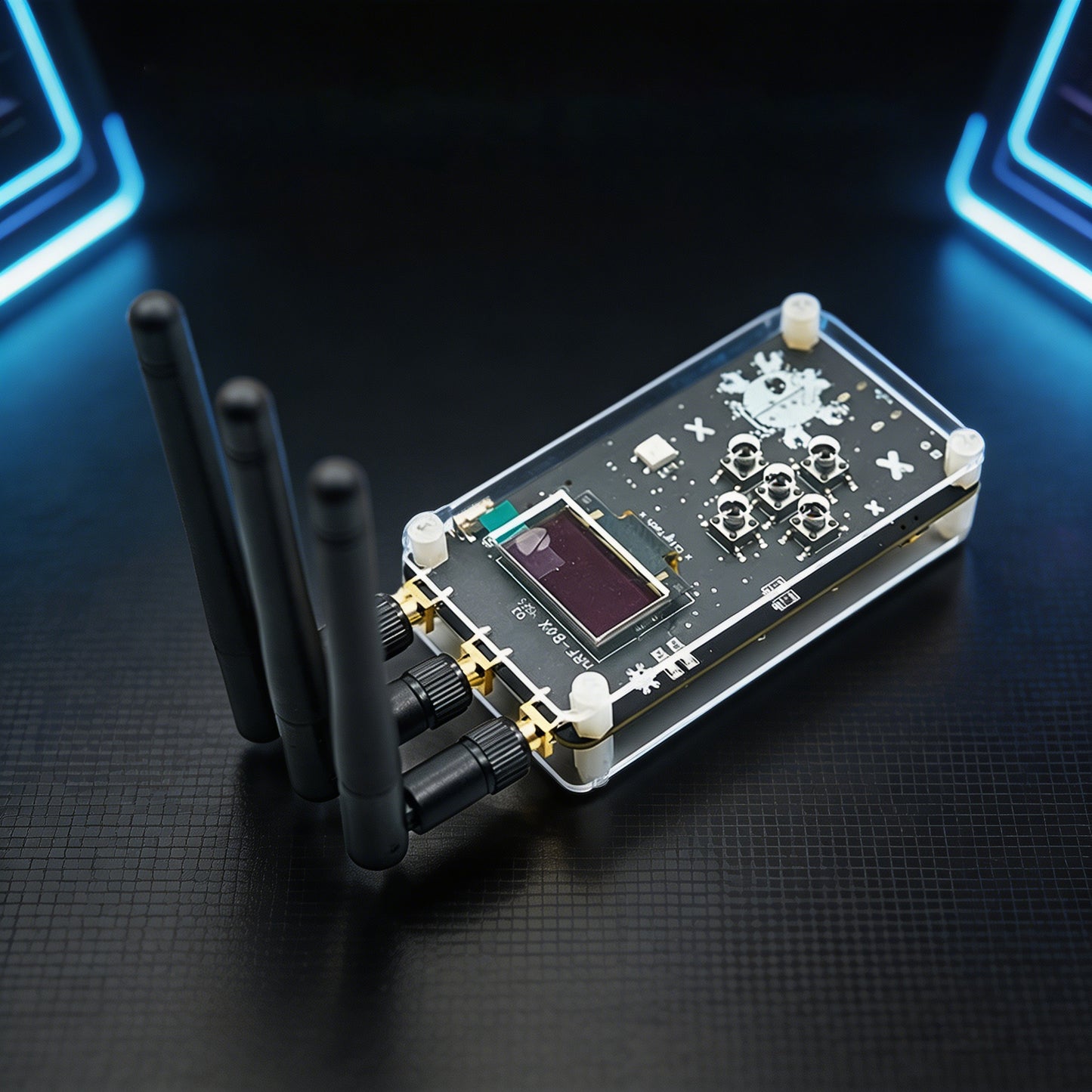 New NRF BOX V2.0 Open-Source All-in-One Gadget for BLE and 2.4GHz Networks,ESP32-WROOM-32U Integrated Chip Arduino