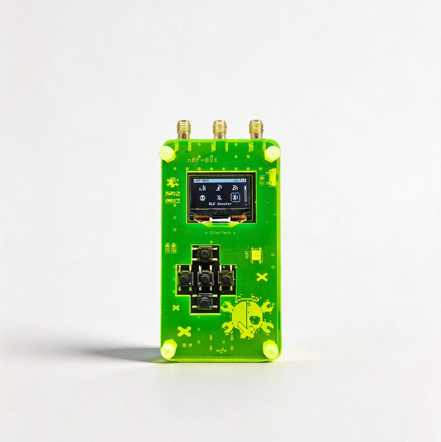 New NRF BOX V2.0 Open-Source All-in-One Gadget for BLE and 2.4GHz Networks,ESP32-WROOM-32U Integrated Chip Arduino
