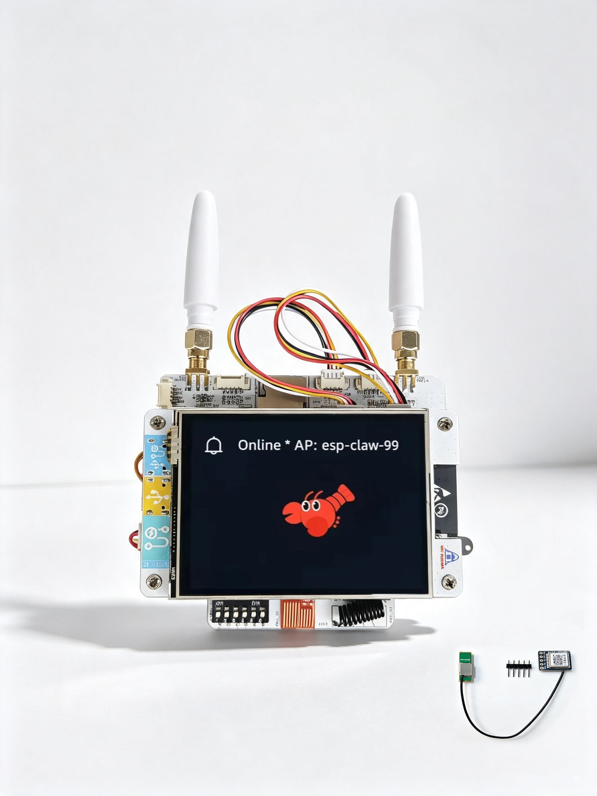 NM-CYD-C5 ESP-Claw New AI Agent Board with 2.8″ TFT LCD Touchscreen with ESP32-C5 Support NM-RF-HAT Dual Band WiFi IoT Mainboard