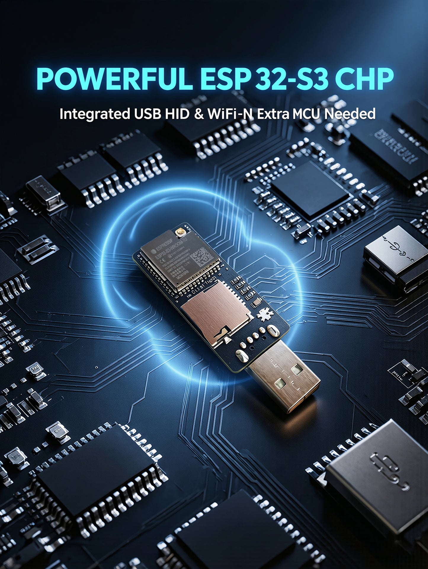 EvilDuck S3 V2 USB Rubber Ducky WiFi BLE Embedded Programming Learning Module With SD Card Web Debug Function
