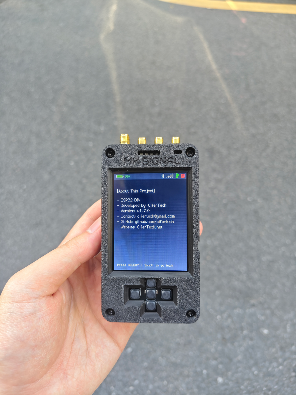Latest ESP32DIV V2 Upgrade Kit with Enhanced Antenna, NRF24 CC1101 IoT Development,Wifi,Bluetooth,Signal Con,SubGHz